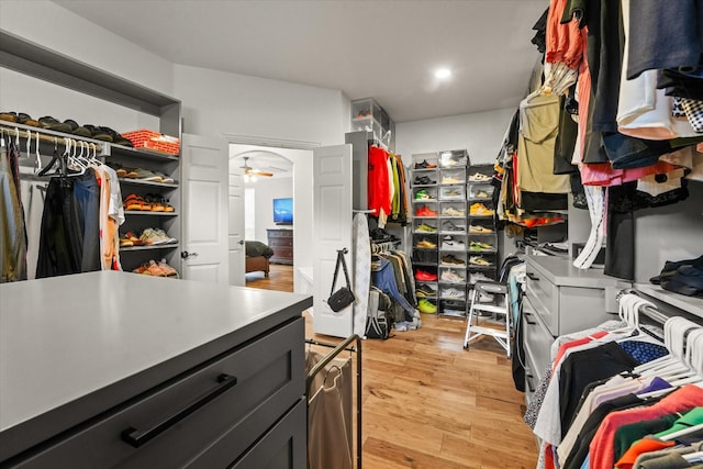 5610 Kensington Ct, Parker, TX 75002 - spacious closet featuring light wood-style floors