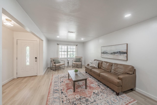 3048 Golfing Green Dr, Farmers Branch, TX 75234 - living area with light wood-style floors, baseboards, and recessed lighting