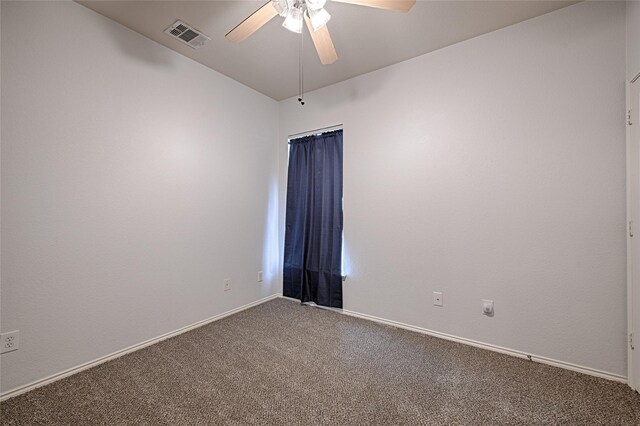 9912 Concord Dr, Providence Village, TX 76227 - unfurnished room with carpet flooring, ceiling fan, and baseboards