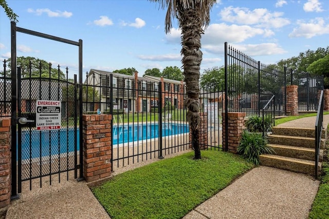5036 Lake Shore Dr, Waco, TX 76710 - community pool featuring fence