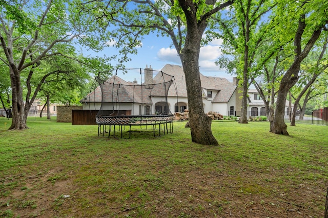 1100 La Paloma Ct, Southlake, TX 76092 - view of yard featuring a trampoline