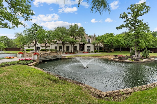 1100 La Paloma Ct, Southlake, TX 76092 - view of community with a yard and a water view