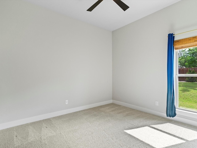 323 Green Meadow Dr, Little Elm, TX 75068 - carpeted empty room featuring ceiling fan and baseboards