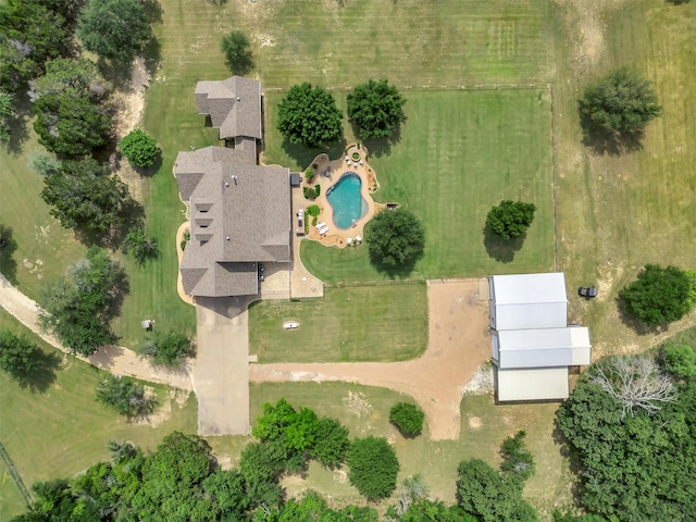 3568 Green Meadows Dr, Glen Rose, TX 76043 - aerial view of property's location with a pool area
