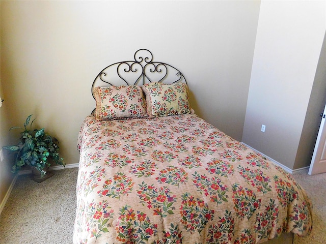 bedroom with baseboards