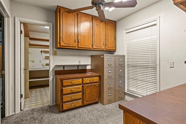 979 Rockdale, Sulphur Springs, TX 75482 - office space with ceiling fan and a textured ceiling