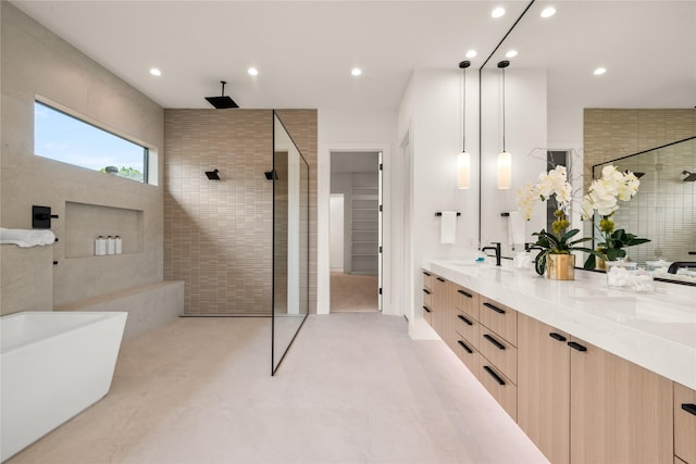 9834 Shoreview Rd, Dallas, TX 75238 - bedroom featuring multiple windows, wood finished floors, recessed lighting, and baseboards
