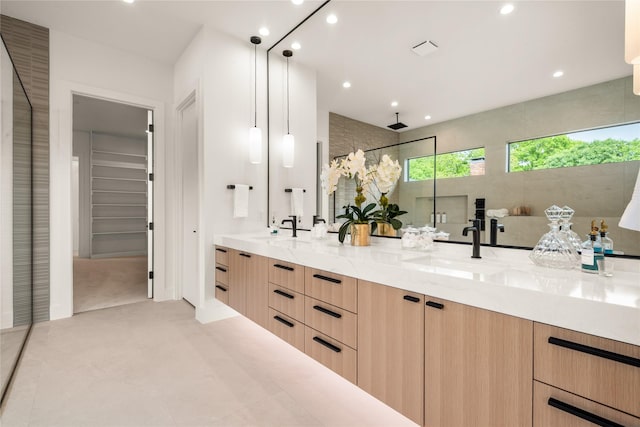 9834 Shoreview Rd, Dallas, TX 75238 - bedroom featuring wood finished floors, recessed lighting, and lofted ceiling