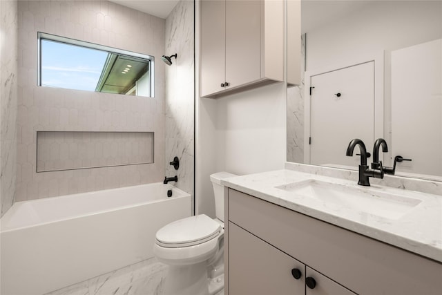 9834 Shoreview Rd, Dallas, TX 75238 - half bathroom featuring toilet and vanity