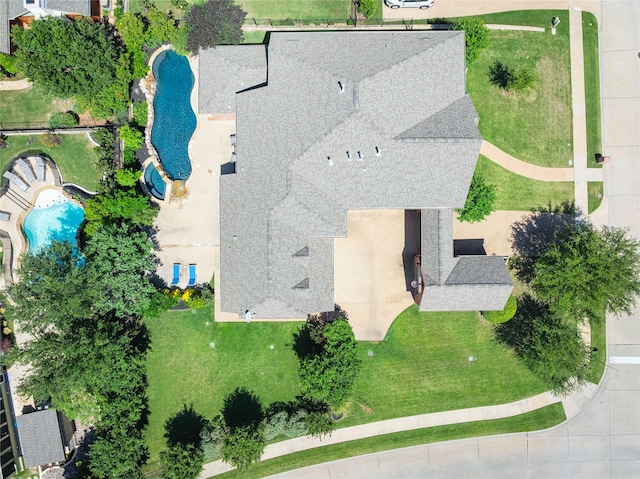 4016 Muscovy Dr, Mckinney, TX 75072 - aerial view of a pool area