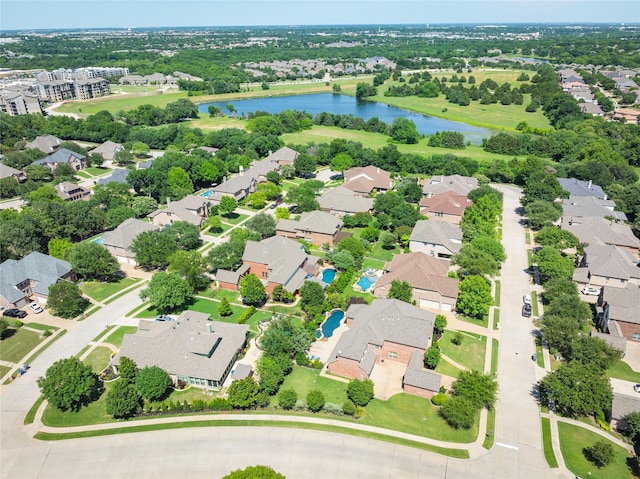 4016 Muscovy Dr, Mckinney, TX 75072 - aerial view of residential area with a large body of water
