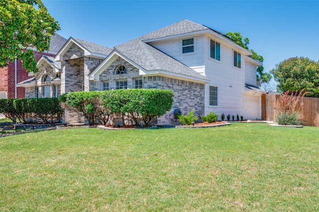 1361 Daffodil Ln, Lewisville, TX 75077 - view of front of property featuring brick siding and a shingled roof