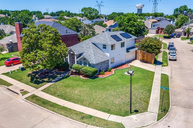 1361 Daffodil Ln, Lewisville, TX 75077 - aerial perspective of suburban area