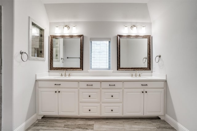 1043 Sarah St, Allen, TX 75013 - bathroom with baseboards and double vanity