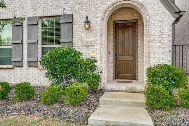 1043 Sarah St, Allen, TX 75013 - entrance to property with brick siding