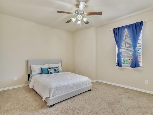 8400 Whistling Duck, Fort Worth, TX 76118 - bedroom with carpet, baseboards, and ceiling fan