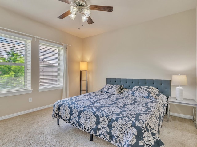 8400 Whistling Duck, Fort Worth, TX 76118 - bedroom featuring carpet, baseboards, and ceiling fan