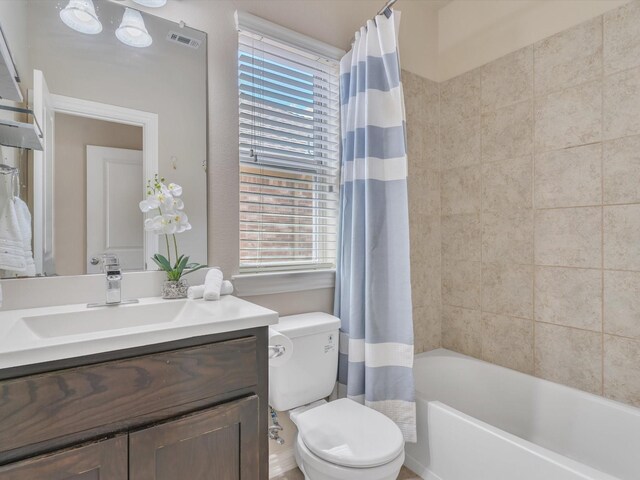 8400 Whistling Duck, Fort Worth, TX 76118 - full bath featuring toilet, vanity, and shower / tub combo