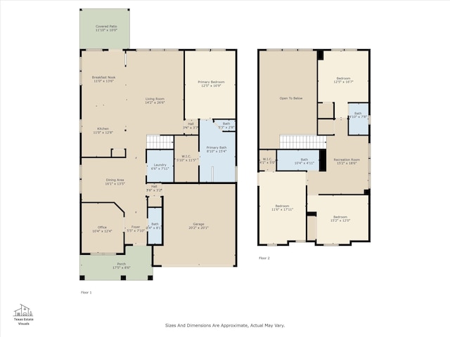 8400 Whistling Duck, Fort Worth, TX 76118 - property floor plan
