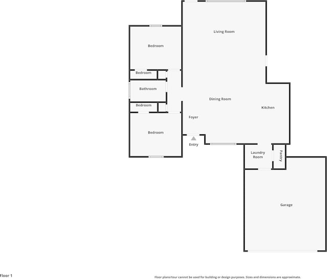 2607 Austin Dr, Granbury, TX 76048 - room layout