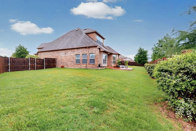4018 Bear Creek Ct, Celina, TX 75078 - back of house with brick siding and a shingled roof