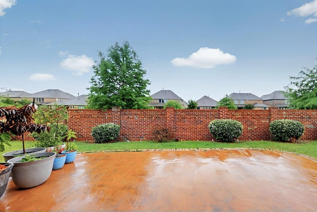 4018 Bear Creek Ct, Celina, TX 75078 - view of patio / terrace featuring fence and a residential view