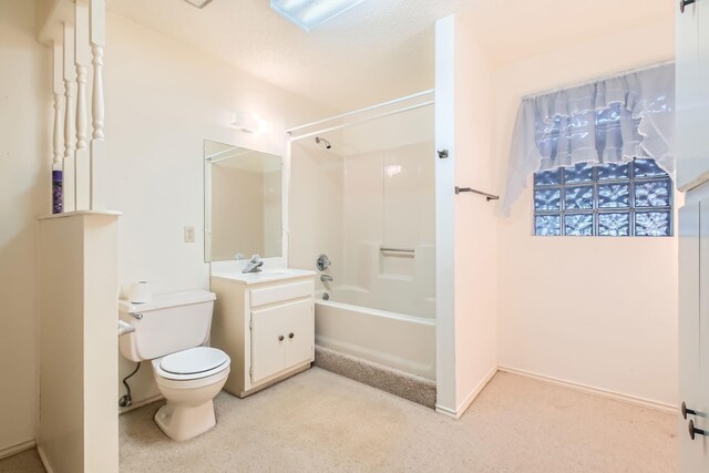 107 San Medina Ln, Joshua, TX 76058 - full bath featuring toilet, vanity, and shower / bath combination