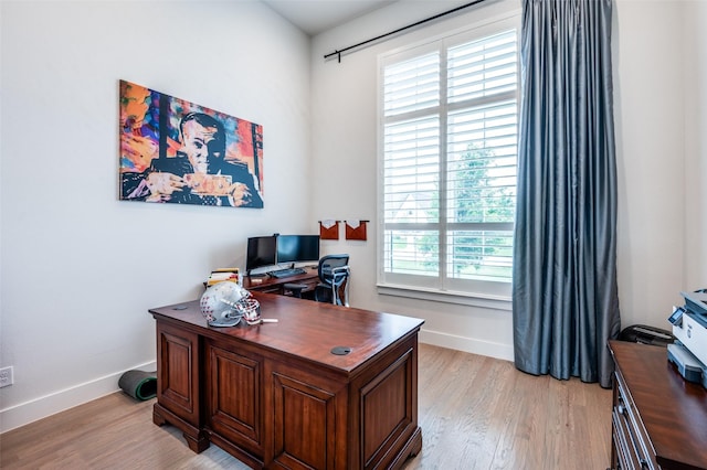 5208 Westfield Dr, Parker, TX 75002 - office space featuring baseboards and light wood finished floors