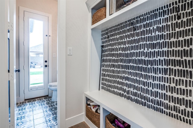 5208 Westfield Dr, Parker, TX 75002 - mudroom with baseboards and tile patterned flooring