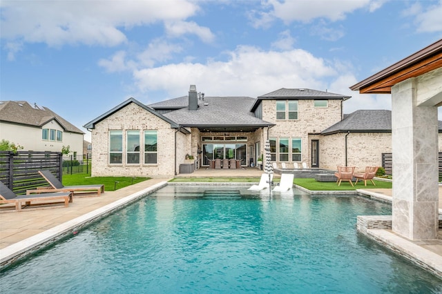 5208 Westfield Dr, Parker, TX 75002 - view of pool featuring an outdoor hangout area and a patio