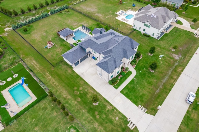 5208 Westfield Dr, Parker, TX 75002 - bird's eye view of a pool area