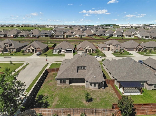 aerial perspective of suburban area