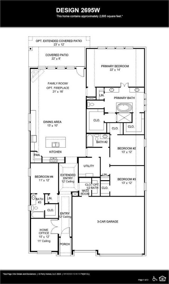 2101 Pleasant Run Ln, Fort Worth, TX 76008 - property floor plan