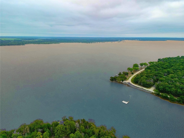 389 Hillcrest Cir, Gordonville, TX 76245 - bird's eye view of a nearby body of water