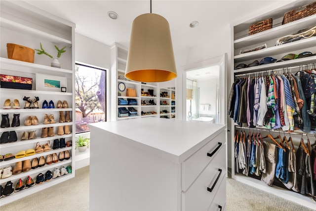 6905 Northridge Dr, Dallas, TX 75214 - spacious closet with light colored carpet