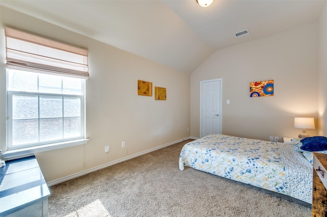 314 Trakehner Trl, Celina, TX 75009 - carpeted bedroom with multiple windows, lofted ceiling, and baseboards