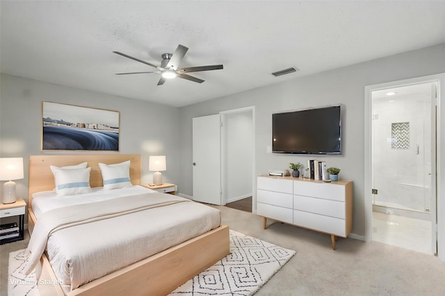 9826 Bent Branch Ln, Dallas, TX 75243 - sitting room with a ceiling fan, carpet floors, and baseboards