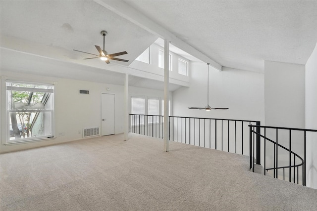 9826 Bent Branch Ln, Dallas, TX 75243 - stairway featuring a ceiling fan, wood finished floors, and a tile fireplace