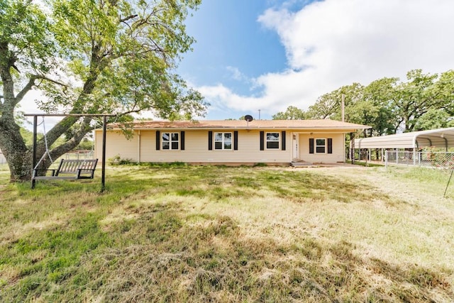 1941 State Highway 59 S, Bowie, TX 76230 - rear view of property with a carport