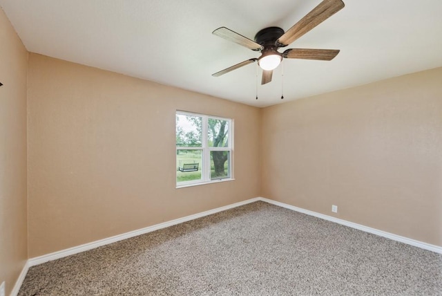 1941 State Highway 59 S, Bowie, TX 76230 - carpeted spare room featuring ceiling fan and baseboards