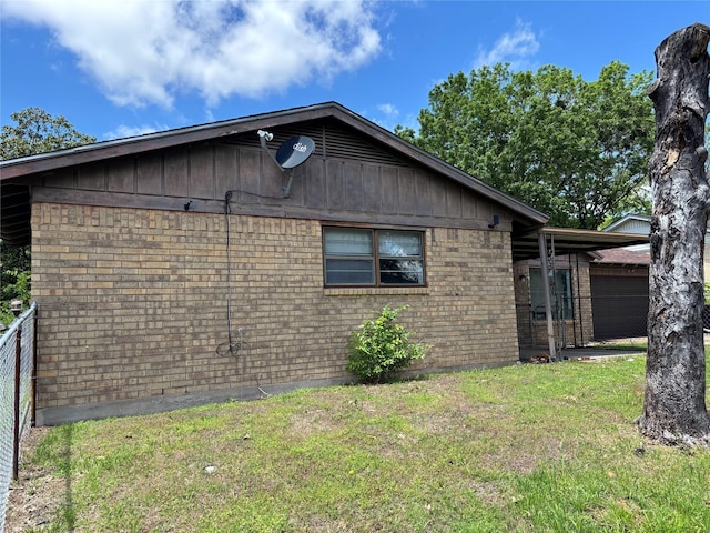 3122 Frances Dr, Denison, TX 75020 - view of property exterior featuring brick siding