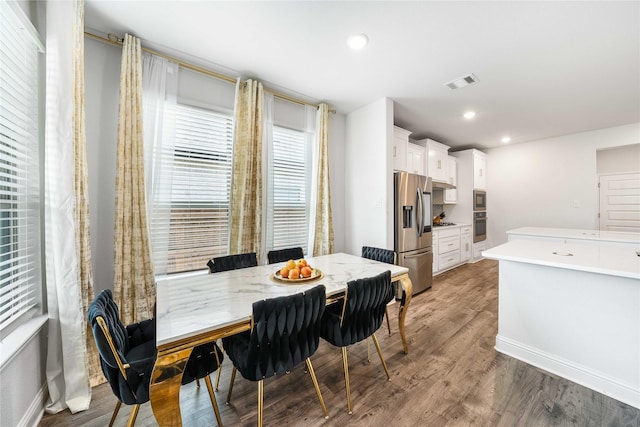 2507 Henley Way, Mansfield, TX 76084 - dining room featuring wood finished floors, recessed lighting, and baseboards