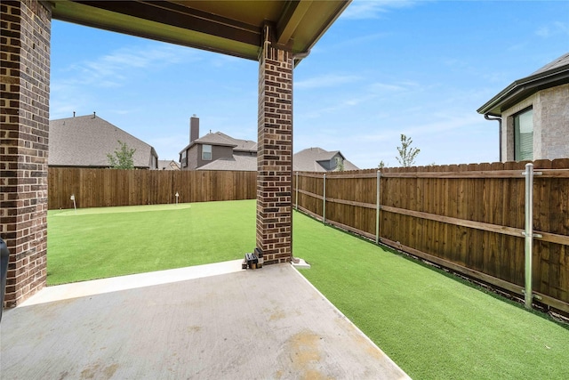 2507 Henley Way, Mansfield, TX 76084 - fenced backyard featuring a patio area