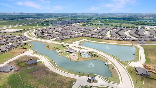 2507 Henley Way, Mansfield, TX 76084 - aerial view of property and surrounding area with a nearby body of water and nearby suburban area