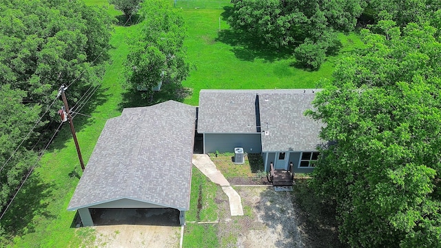 610 SW 3rd St, Kerens, TX 75144 - view from above of property