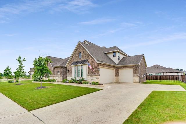 175 Stirling Dr, Argyle, TX 76226 - view of front of house featuring roof with shingles, concrete driveway, brick siding, and a garage