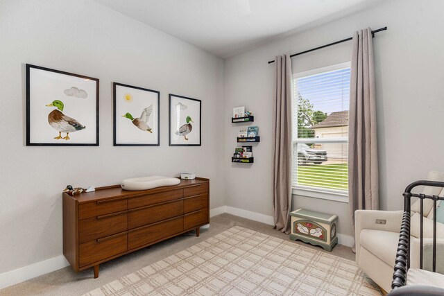 175 Stirling Dr, Argyle, TX 76226 - living area featuring light colored carpet and baseboards