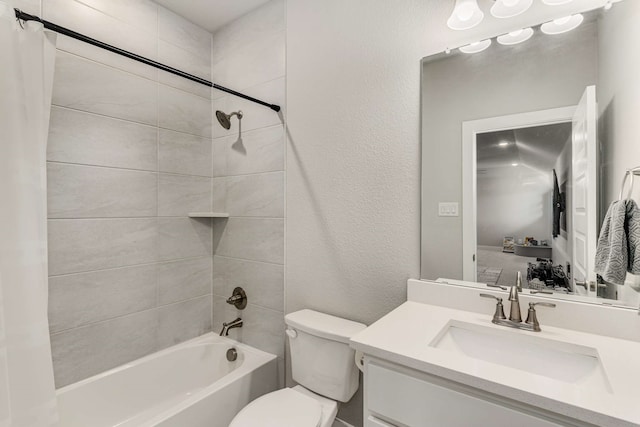 175 Stirling Dr, Argyle, TX 76226 - full bathroom with bathtub / shower combination, toilet, and vanity