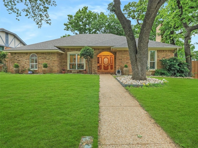 2626 Rivercrest Dr, Arlington, TX 76006 - view of front of house featuring roof with shingles and brick siding