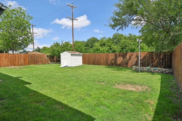 7600 Independence Dr, The Colony, TX 75056 - view of yard featuring a storage shed and an outbuilding